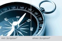 Beispiel mit und ohne i.Scription